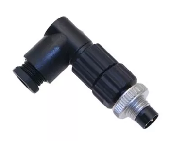 Mencom NAN-T-3MP-FW-R M8 Plug, 3 Pole, Male Right Angle, 4-5mm, PG 7