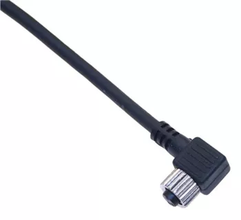 Mencom NAN-T-4FP-5M-R Female Right Angle, 4 Pole, 3 A, 5 M, M8 Cordset
