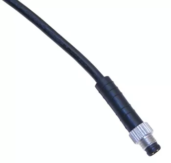 Mencom NAN-T-4MP-5M Male, 4 Pole, 3 A, 5 M, M8 Cordset