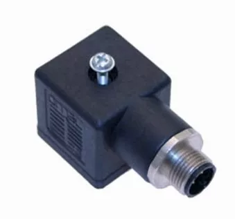 Mencom VAN-029-3501 DIN Form A to M12, 5 Pole, Male Straight, Black