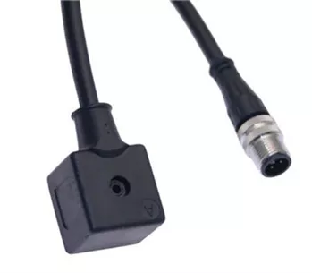 Mencom VAN-220-3401 DIN Form A to M12, 4 Pole, Male Straight, 2 M
