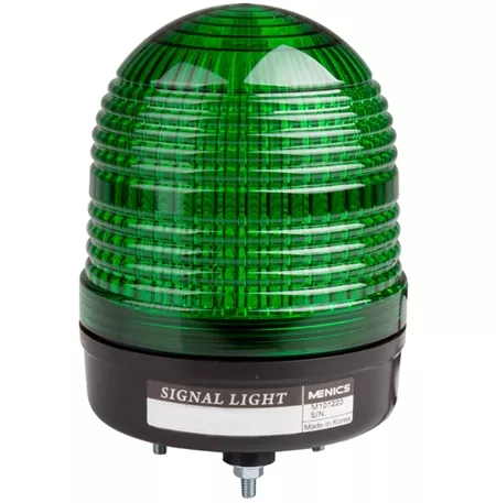 Menics MS86L-FFF-G 86mm Beacon Light, 90-240V, Green