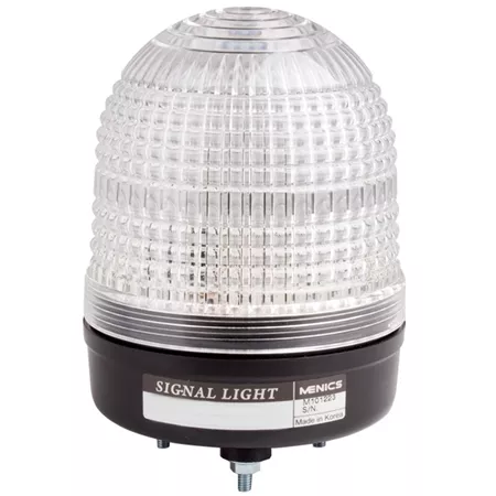 Menics MS86S-S00-C 86mm Xenon Strobe Beacon Light, 12-24V, Clear