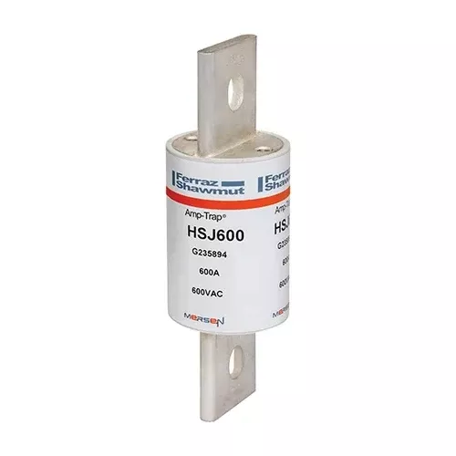 Mersen HSJ600, Class J HSJ High-Speed Fuse, 600VAC/500VDC, 600A, Blade Type