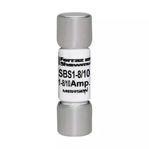 Mersen SBS1-8/10, SBS Midget Fast-Acting Ferrule Fuse, 600VAC, 1.8A