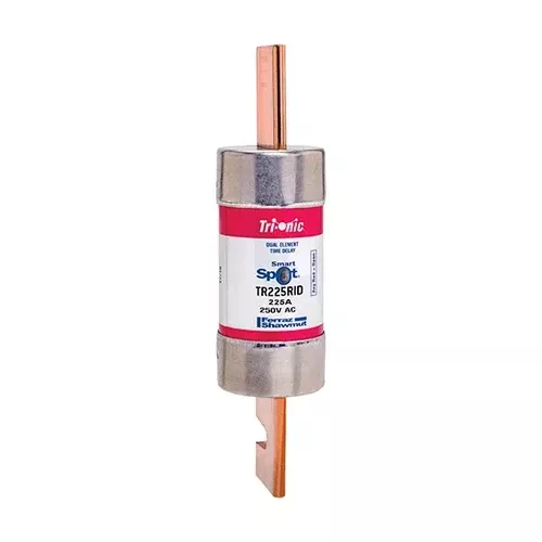 Mersen TR225RID, TR-R 225A Class RK5 Time-Delay Fuse, 250VAC/DC, with SmartSpot Blown Fuse Indicator