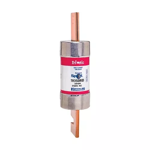 Mersen TR350RID, TR-R 350A Class RK5 Time-Delay Fuse, 250VAC/DC, with SmartSpot Blown Fuse Indicator