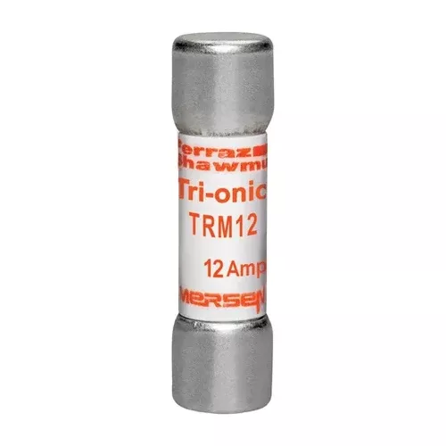 Mersen TRM12, TRM Midget Time-Delay Ferrule Fuse, 250VAC, 12A