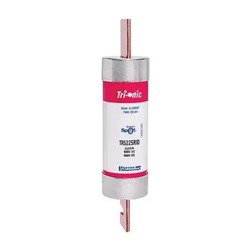 Mersen TRS225RID, TRS-R Class RK5 Time-Delay Blade Fuse, 600VAC/DC, 225A, with SmartSpot Blown Fuse Indicator