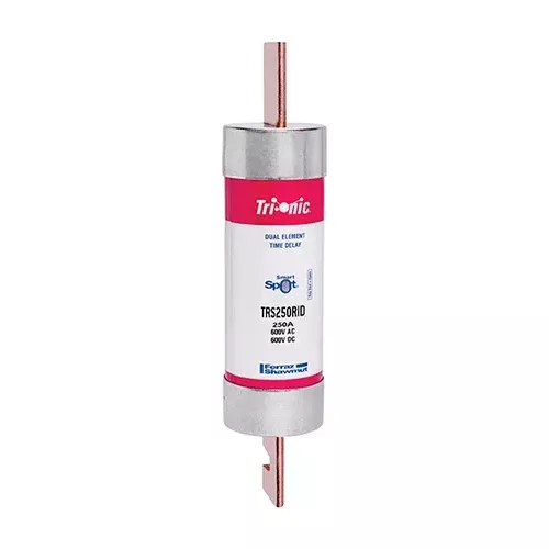 Mersen TRS250RID, TRS-R Class RK5 Time-Delay Blade Fuse, 600VAC/DC, 250A, with SmartSpot Blown Fuse Indicator