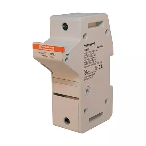 Mersen US6J1, UltraSafe Class J Fuse Holders, 600VAC/DC, 60A, 1-Pole, without Indicator
