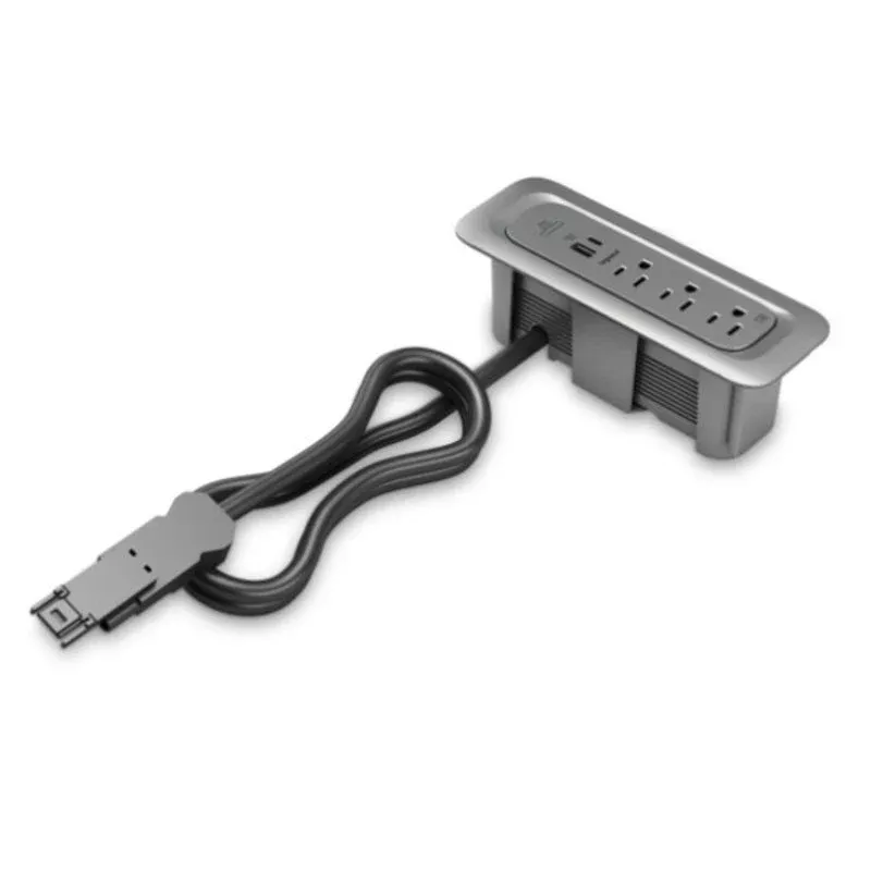 ModPower End Unit, In Surface, 3 Ft., Magnesium By Wiremold MDEF3-MG