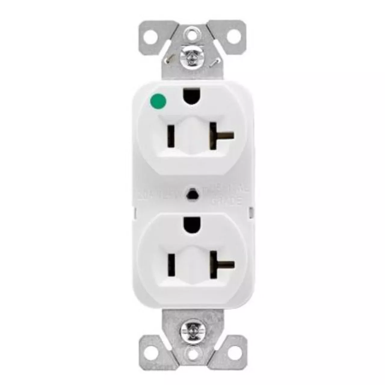 Modular Duplex HG Receptacle, 20 A, 125 Vac By Eaton Arrow Hart EZ8300W