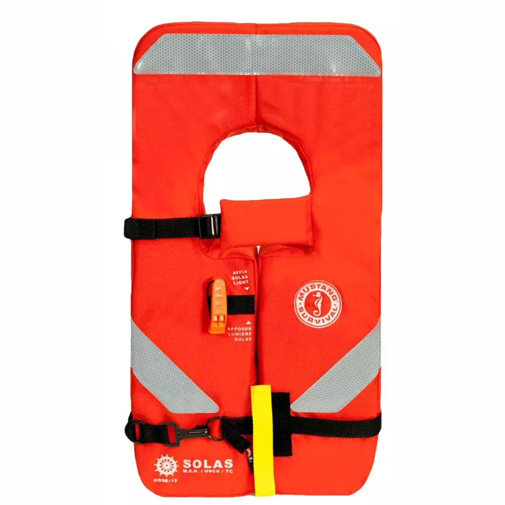 Mustang SOLAS Type 1 Adult Life Jacket – Orange [MV8040-2-0-227]