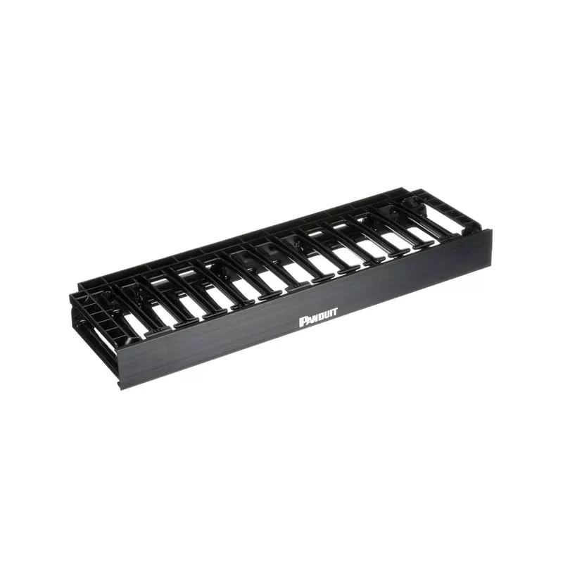 NetManager™ HC Horizontal Single-Sided Manager, 1RU, Black By Panduit NMF1