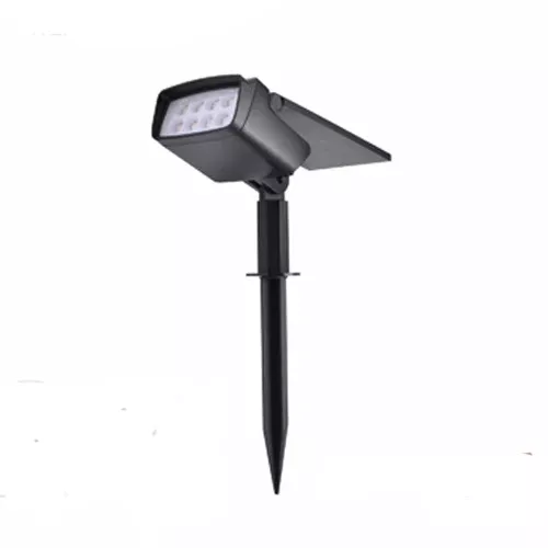 NEXLEDS NX-L400S-RGBCW, 1.8W LED Solar Landscape Spotlight, Black, RGB+CW(6500K,3000K), 45 Lumens
