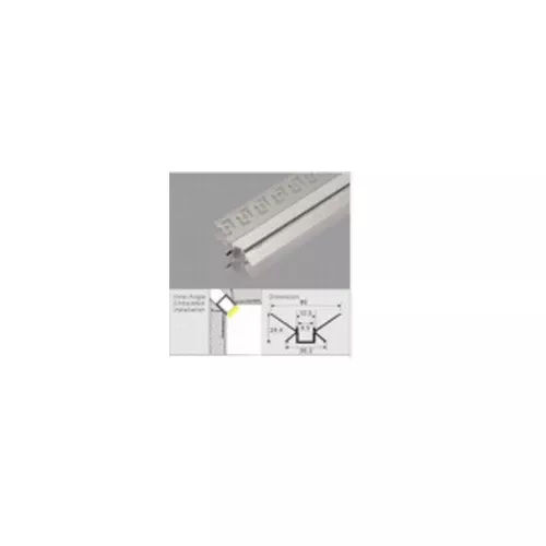 NEXLEDS NX-Q2M, Inside Angle Drywall Aluminum Profile