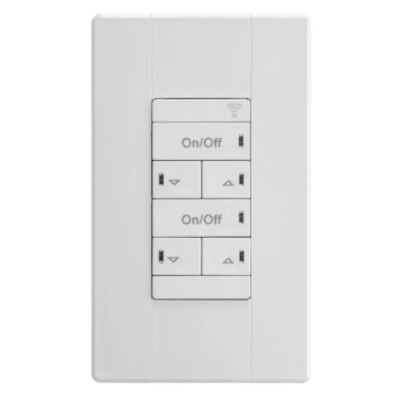 nLight Battery Powered Wall Switch, White By Sensor Switch RPODBA 4S DX WH G2