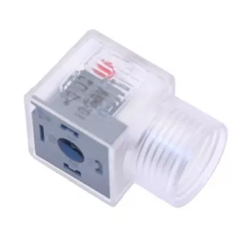 OMAL VAJ-022-00 Form A Solenoid Valve Connector, 1/2" NPT, 120V LED, MOV suppression