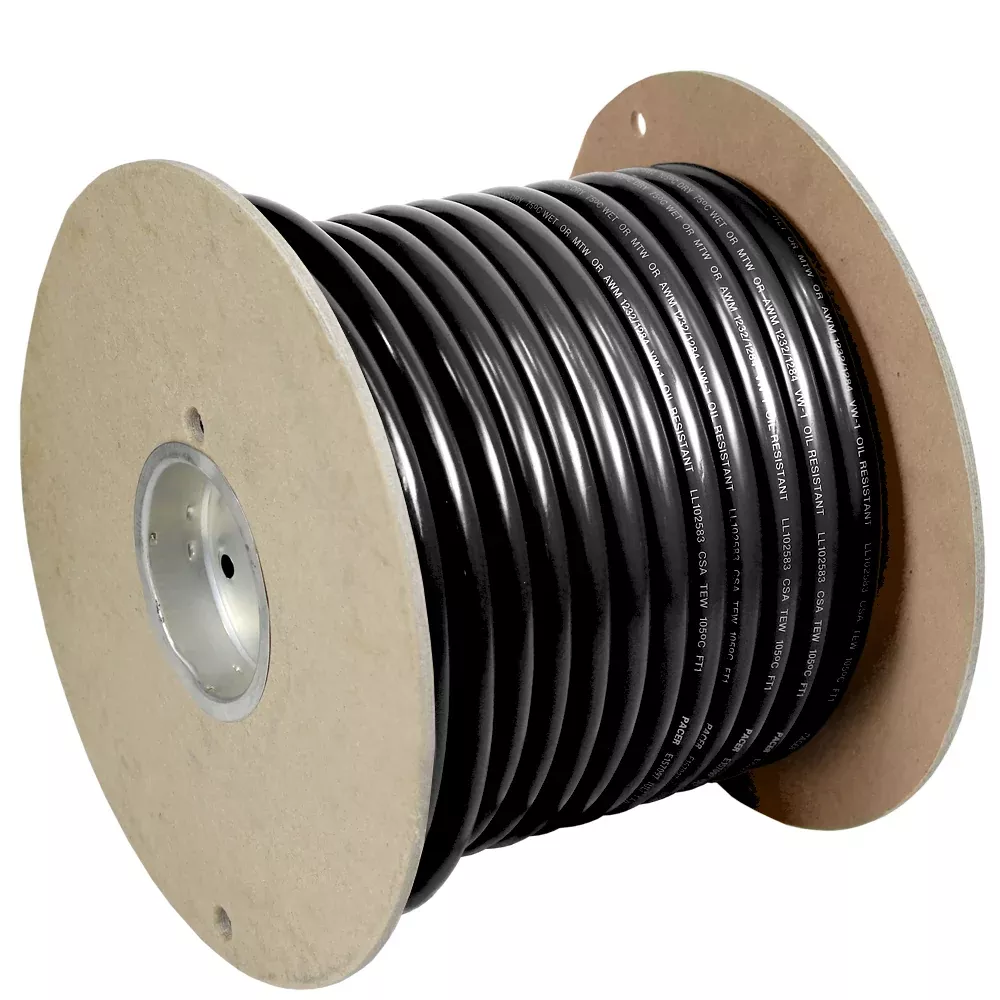 Pacer Black 2 AWG Battery Cable – 100[WUL2BK-100]