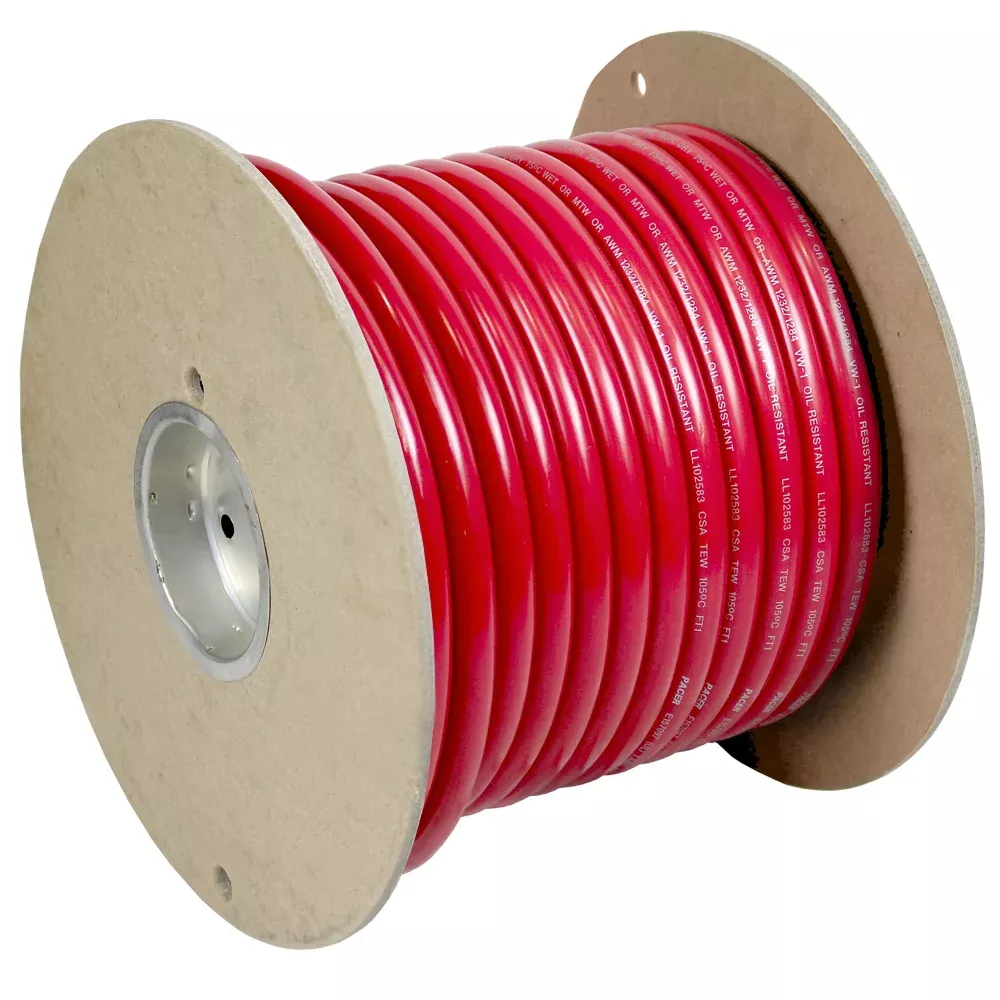 Pacer Red 6 AWG Battery Cable – 100[WUL6RD-100]