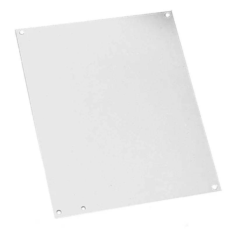 Panel for Small Enclosure Type 1 and 3R, fits 6×6, White, Steel By nVent Hoffman A6N6P