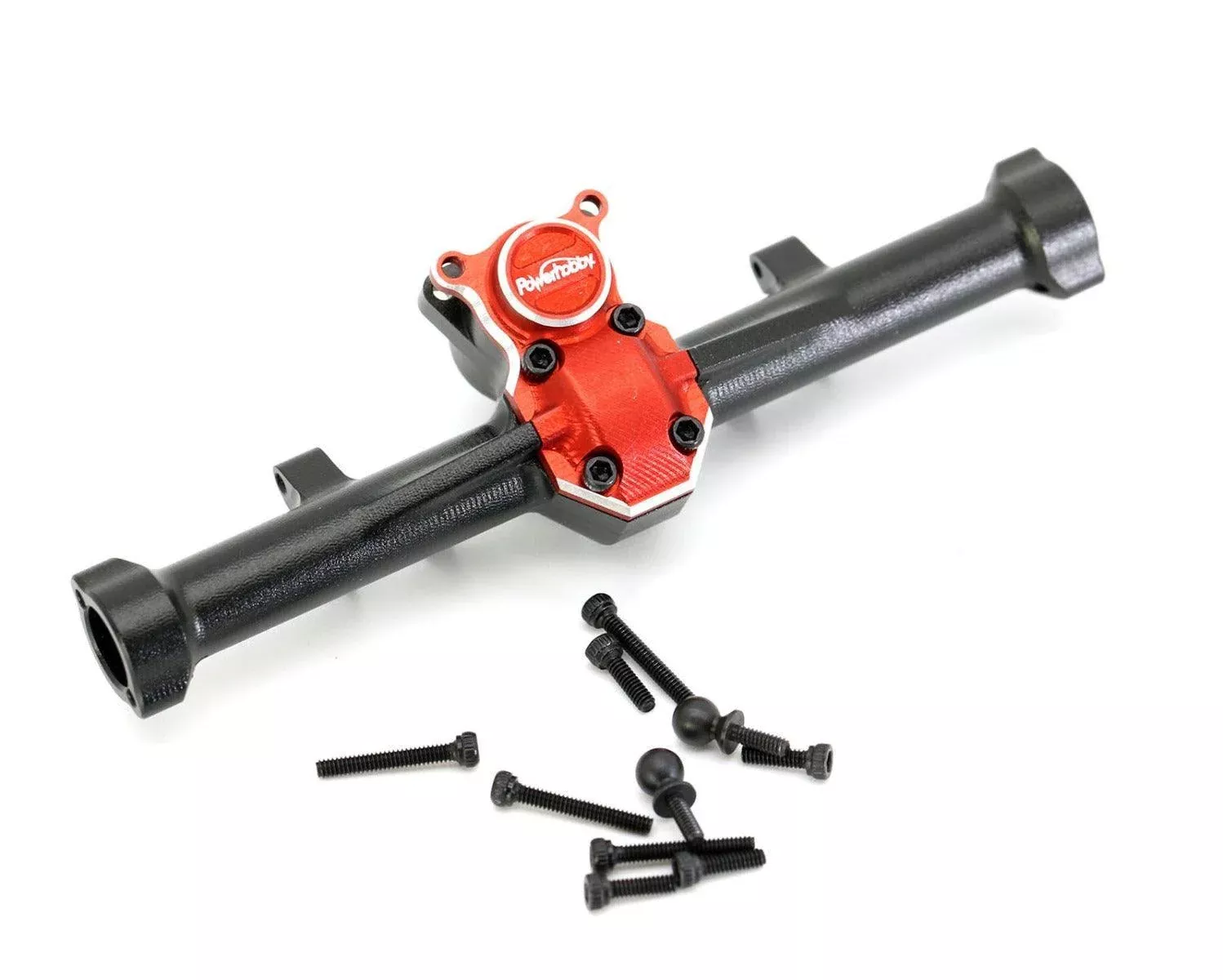 Powerhobby Axial SCX24 Aluminum Rear Axle Diff housing Worm Gear cover