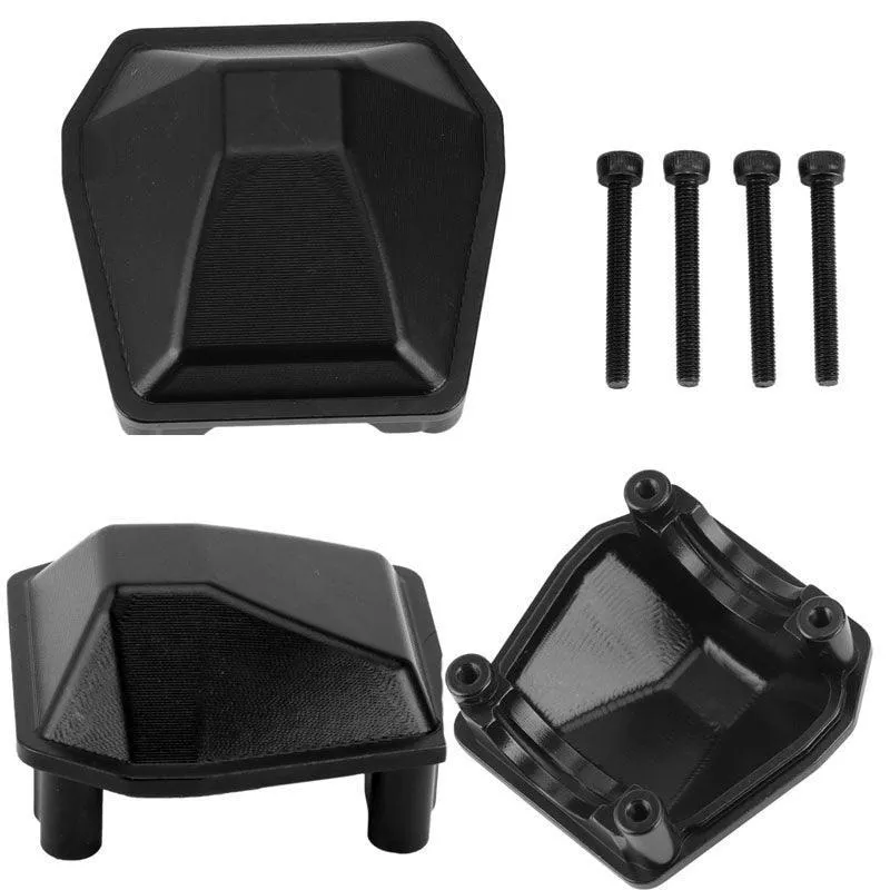 Powerhobby Axial SCX6 Front Rear Aluminum Differential Diff Cover – Black