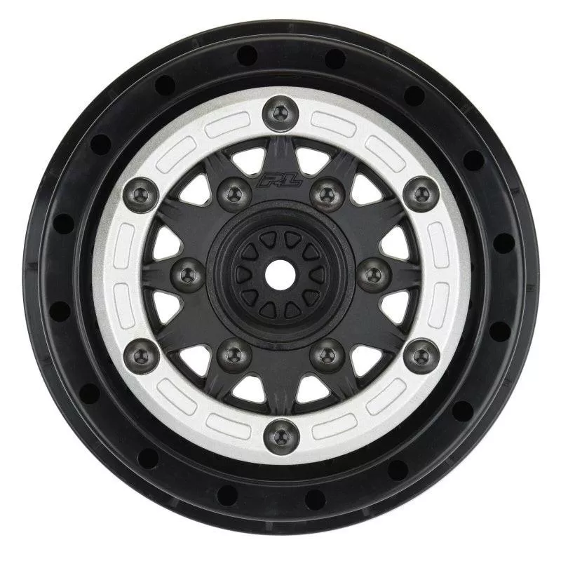 Pro-Line PRO281103 1/10 Raid Bead-Loc F/R 2.2/3.0 SC 2 Silvr/Blk