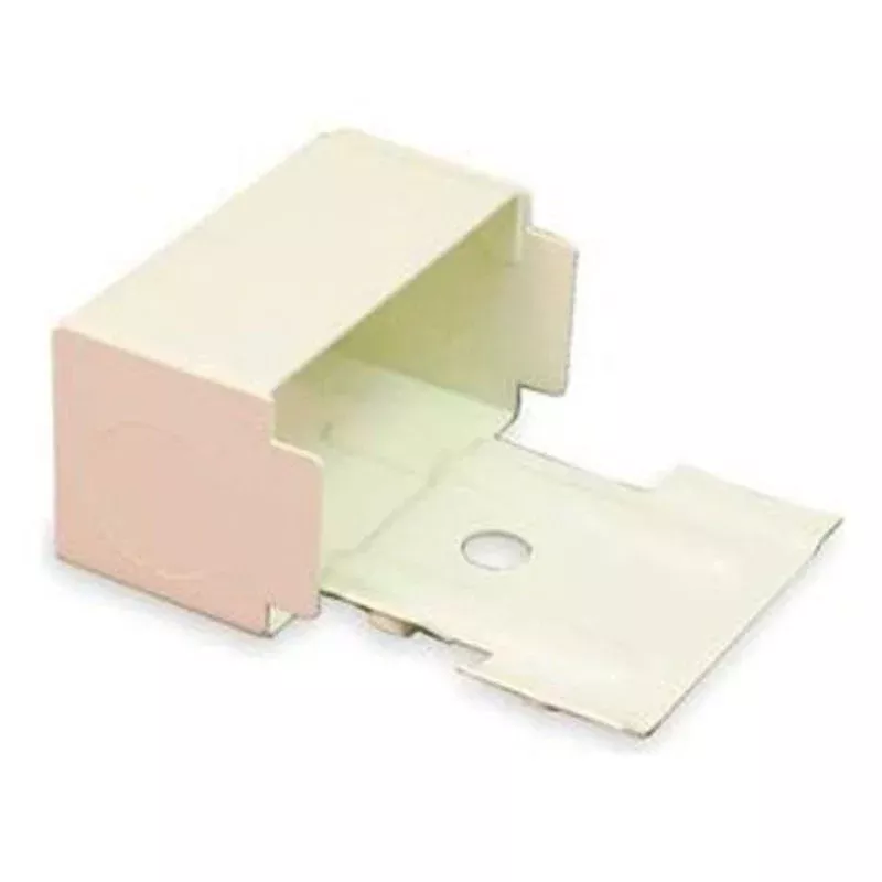 Raceway Entrance End Fitting, 3000 Series, Steel, Ivory By Wiremold V3010AE