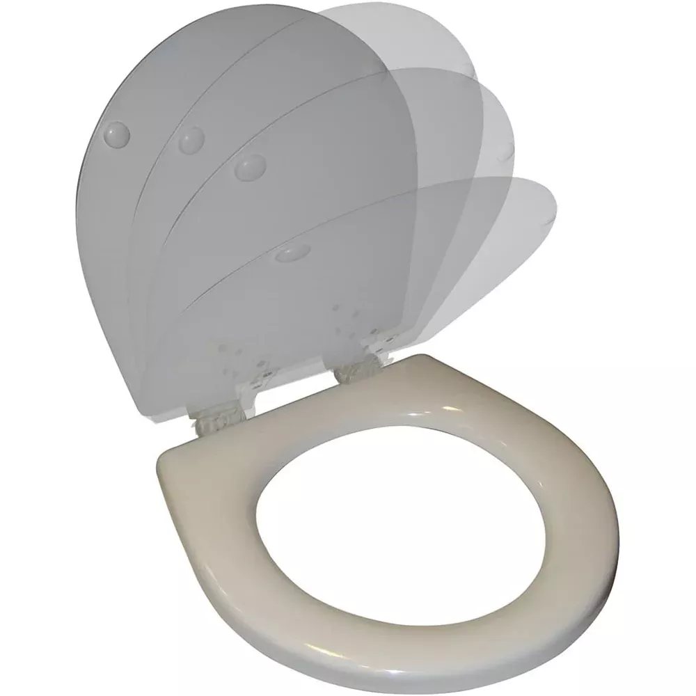 Raritan Soft Close Household Style SeatCover - White [1245SC]