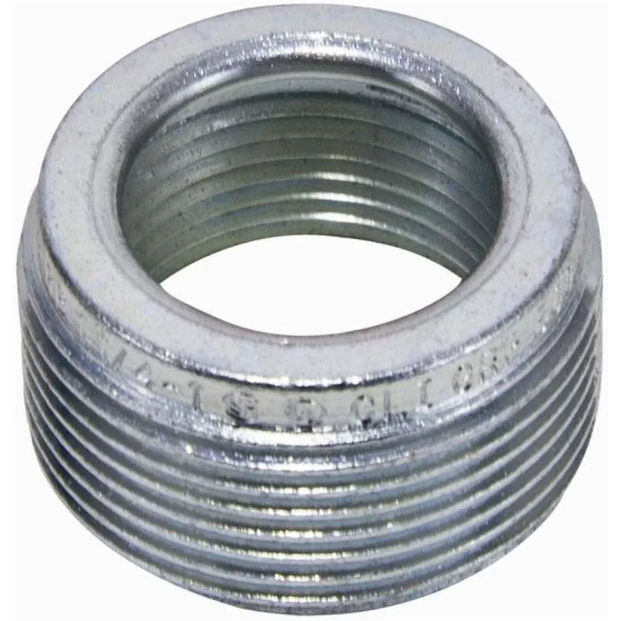 RE21 Threaded Throat Reducing Bushing, 3/4 x 1/2 IN Trade, Steel, E By Crouse-Hinds RE21