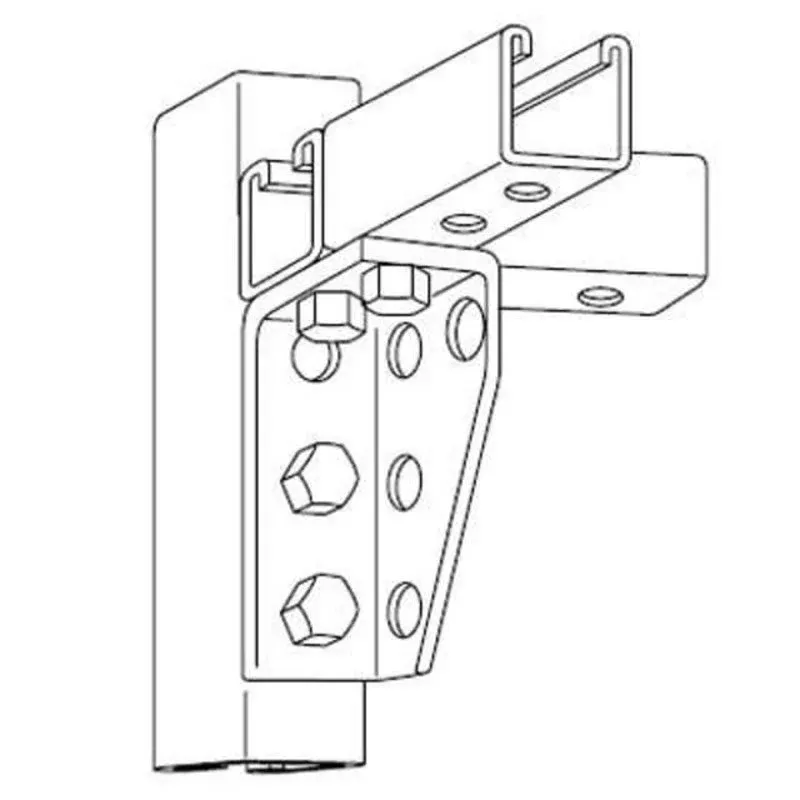 Right Hand Steel Gusset Connector By Kindorf B-919