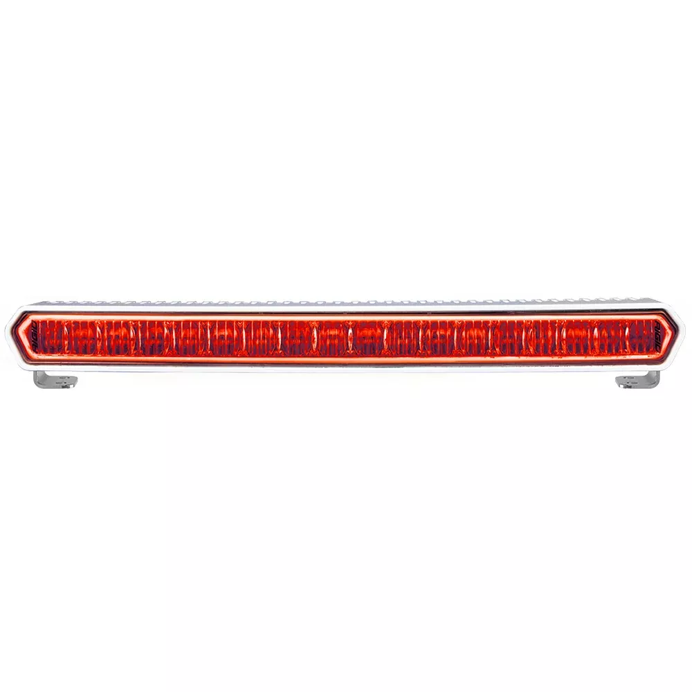 RIGID Industries SR-L Series Marine 20″ White LED Lightbar – White Light w/Red Halo [62002]