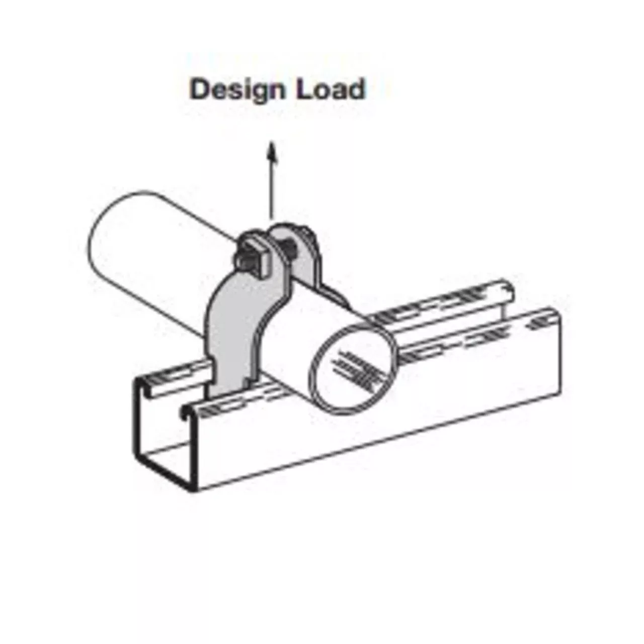 Rigid Strut Strap, 2", Stainless Steel 304 By Eaton B-Line B2013PASS4