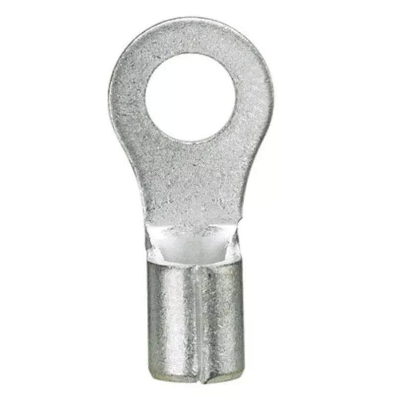 Ring Terminal, 14 – 10 AWG, #8 stud size By Panduit P10-8R-L