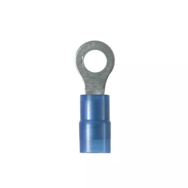 Ring Terminal, Nylon Ins, 18-14 AWG, #10 Stud, (100PK) By Panduit PN14-10R-C