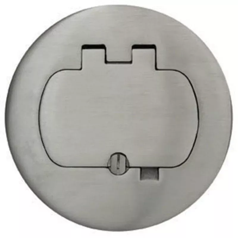 Round Cover, Diameter: 5″, Type GFCI/Duplex, Stainless Steel By Thomas & Betts E97SS