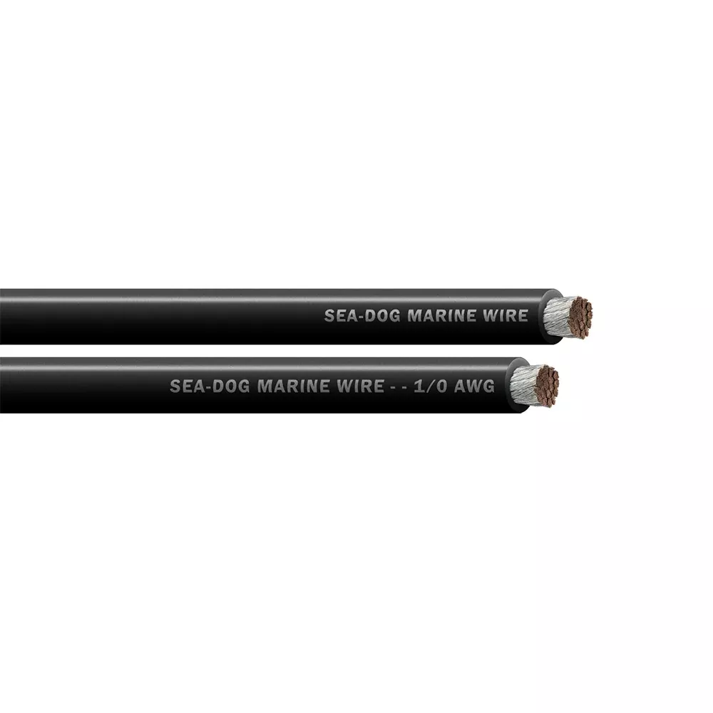 Sea-Dog 1/0 AWG Black Battery Cable - 250' [8011014]