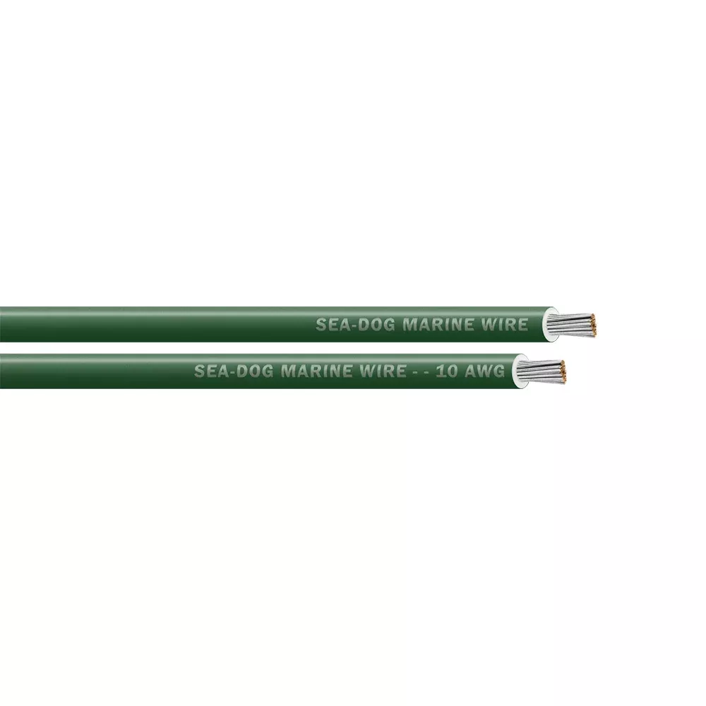 Sea-Dog 10 AWG Green Primary Wire - 1000' [8010049]