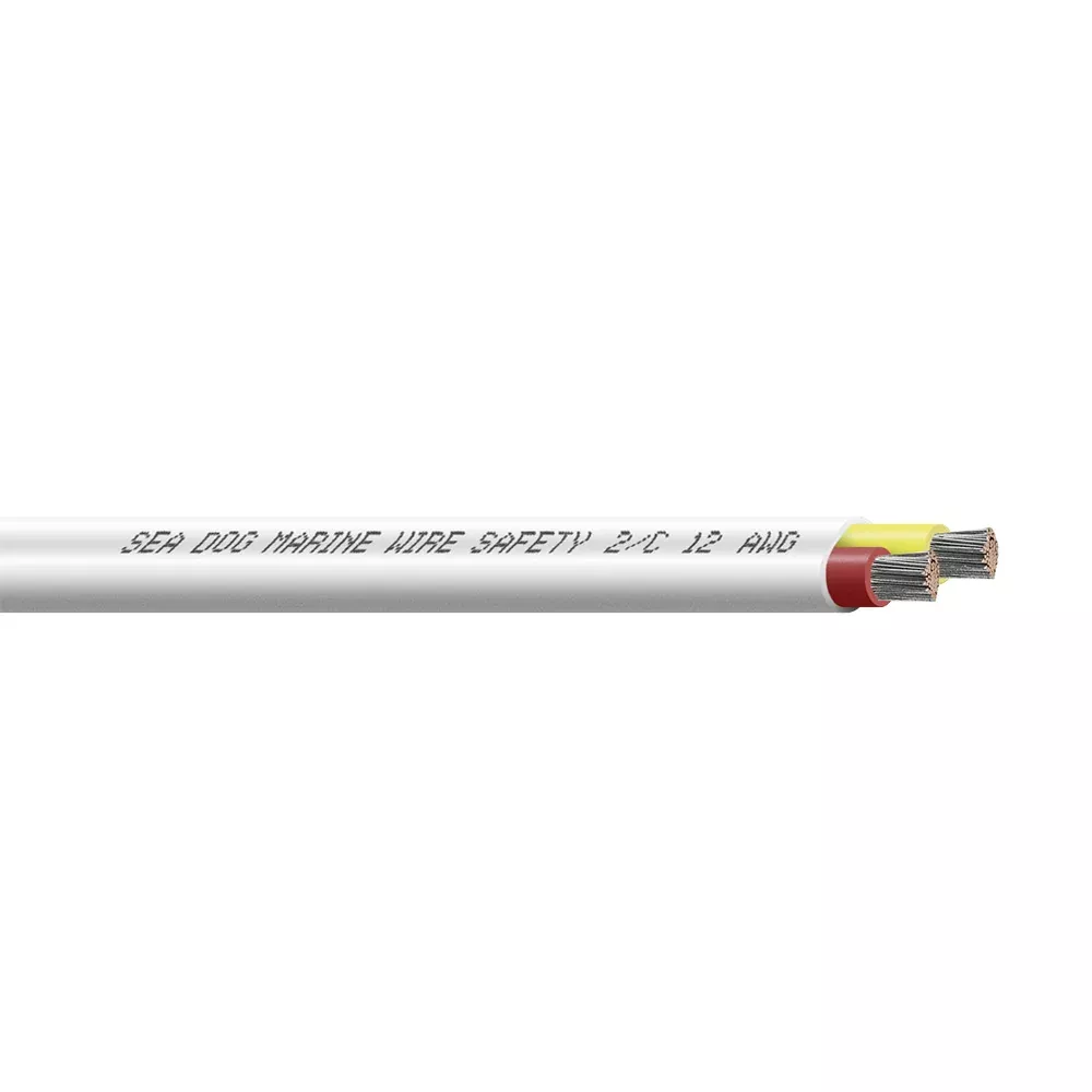 Sea-Dog 12/2 AWG Flat Duplex Safety Wire - Red/Yellow - 25' [8012220]