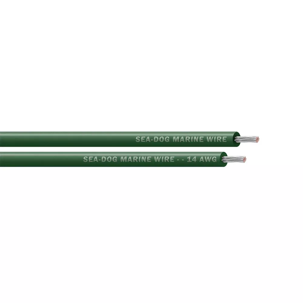 Sea-Dog 14 AWG Green Primary Wire - 250' [8014044]