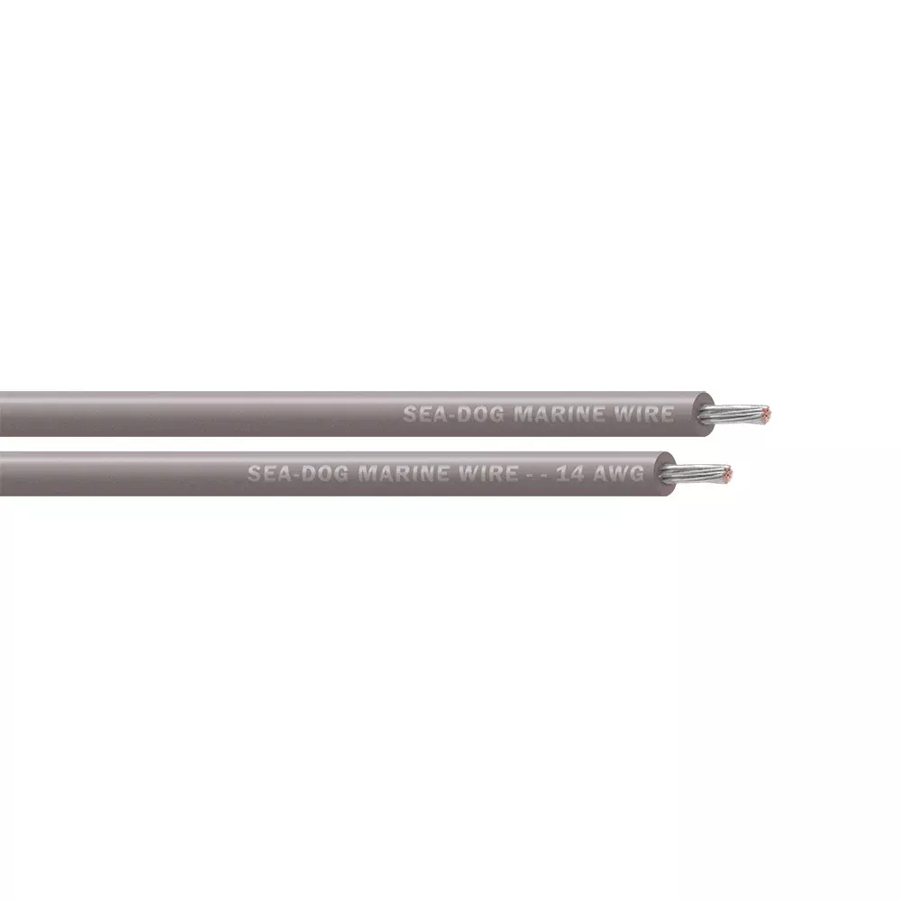 Sea-Dog 14 AWG Grey Primary Wire- 250' [8014114]