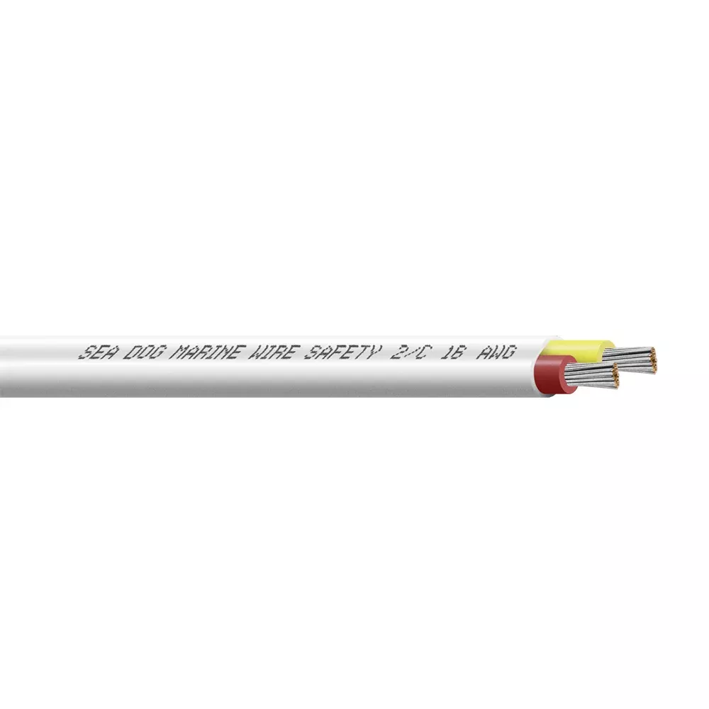 Sea-Dog 18/2 AWG Flat Duplex Safety Wire - Red/Yellow - 500' [8018227]