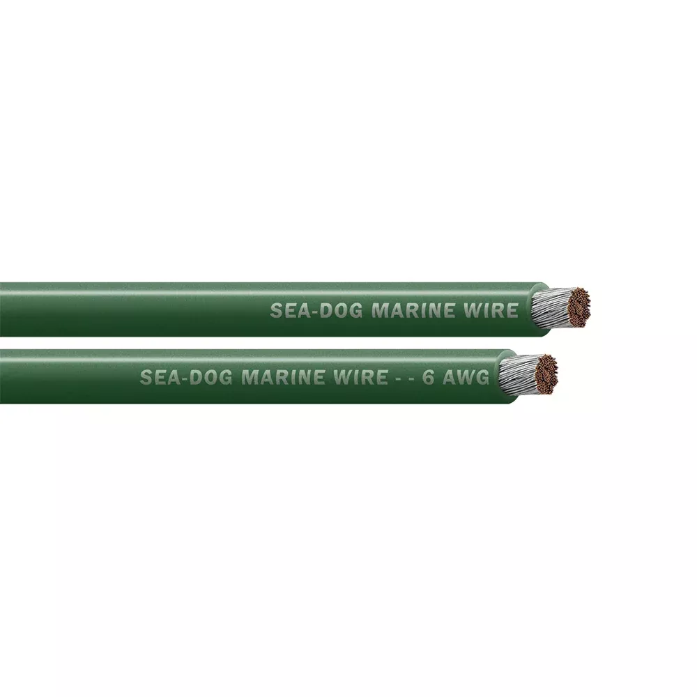 Sea Dog 6 AWG Green Battery Cable - 250' [8006044]