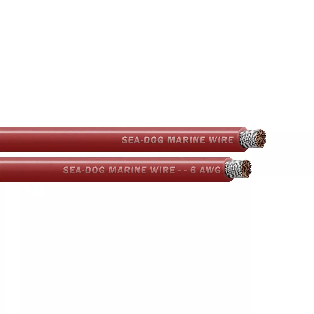 Sea-Dog 6 AWG Red Battery Cable - 250' [8006024]