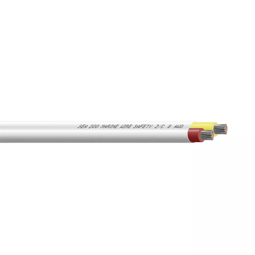 Sea-Dog 8/2 AWG Flat Duplex Safety Wire Red/Yellow - 50' [8008221]