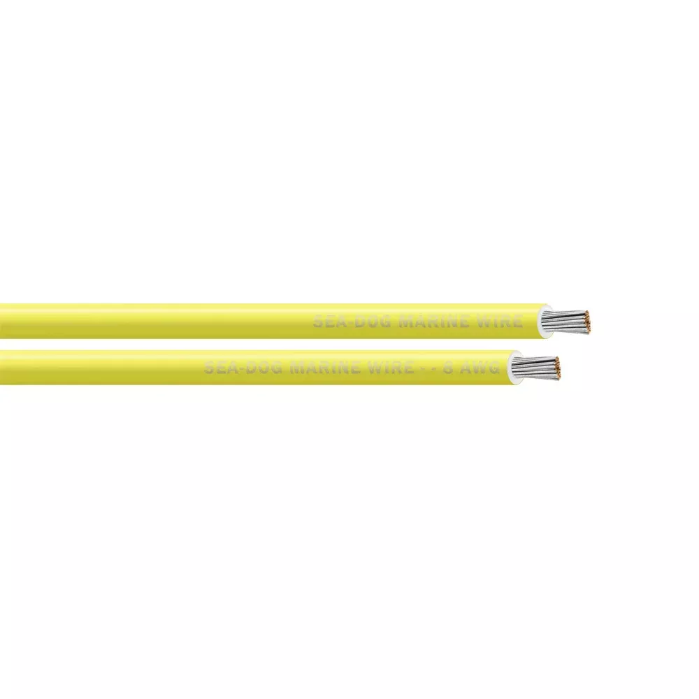 Sea-Dog 8 AWG Yellow Primary Wire - 250' [8008034]