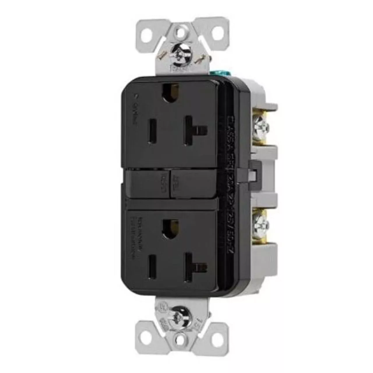 Self-Test GFCI, 20A, 125V By Eaton Arrow Hart GF20BK