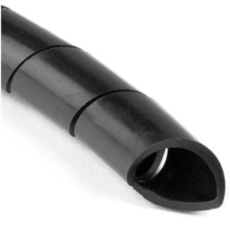Spiralwrap Sheathing, 0.75″, Black, 100Ft By HellermannTyton 4NFP0C